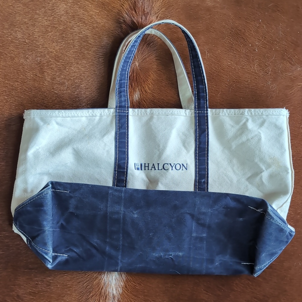 LL Bean Tote and Boat Bag (Navy) - Picture 7 of 11